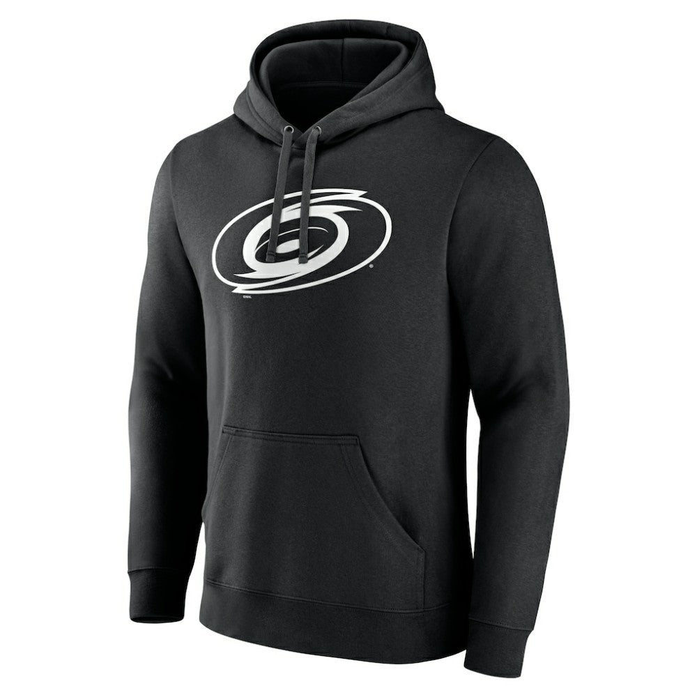 Carolina Hurricanes - Personalized Name & Number Monochrome Pullover Hoodie Black