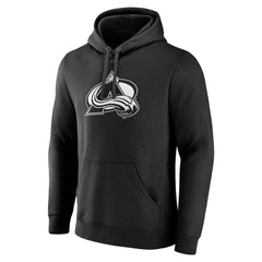 Colorado Avalanche - Personalized Name & Number Monochrome Pullover Hoodie Black