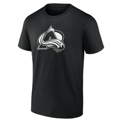 Colorado Avalanche - Personalized Name & Number Monochrome T-Shirt Black