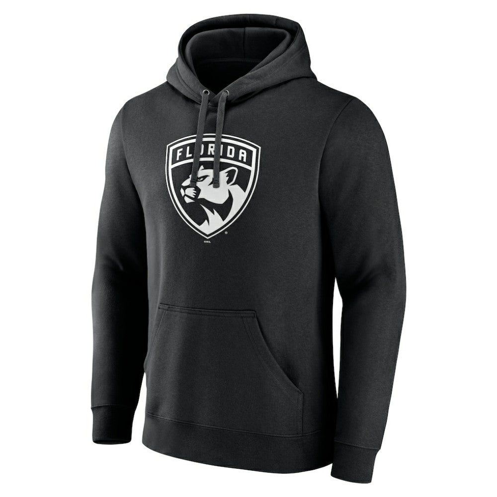 Florida Panthers - Personalized Name & Number Monochrome Pullover Hoodie Black