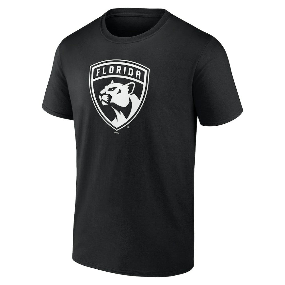Florida Panthers - Personalized Name & Number Monochrome T-Shirt Black