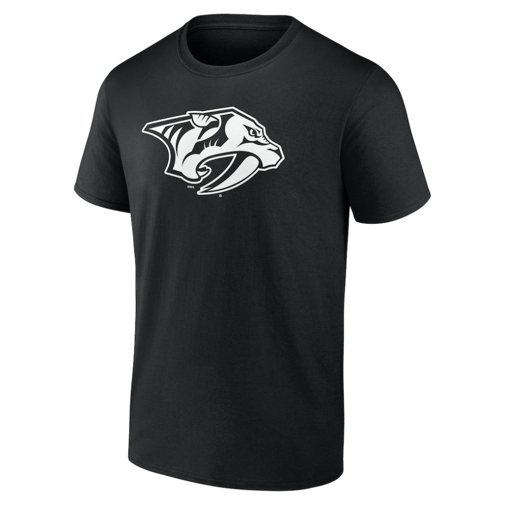 Nashville Predators - Personalized Name & Number Monochrome T-Shirt Black