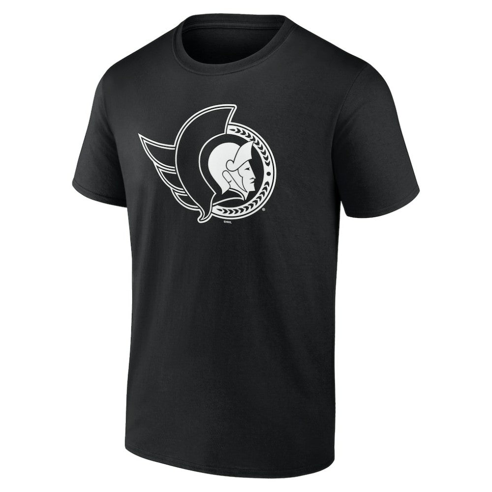 Ottawa Senators - Personalized Name & Number Monochrome T-Shirt Black