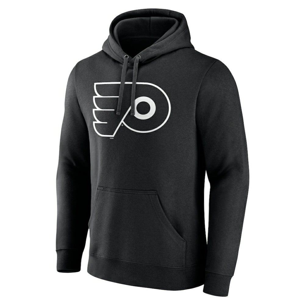 Philadelphia Flyers - Personalized Name & Number Monochrome Pullover Hoodie Black