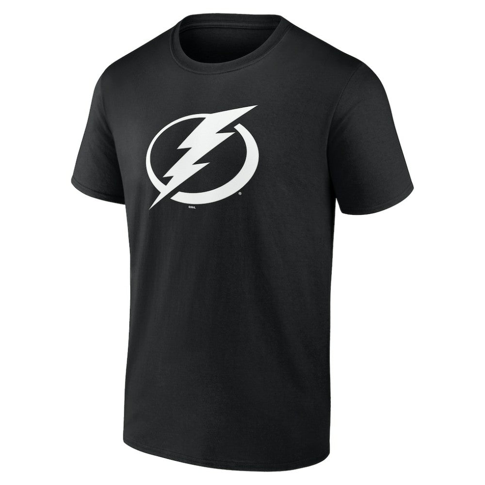 Tampa Bay Lightning - Personalized Name & Number Monochrome T-Shirt Black