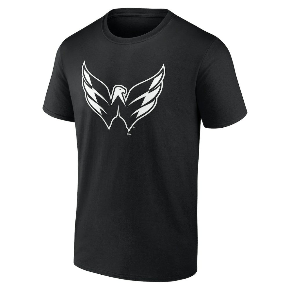 Washington Capitals Personalized Name & Number Monochrome T-Shirt Black
