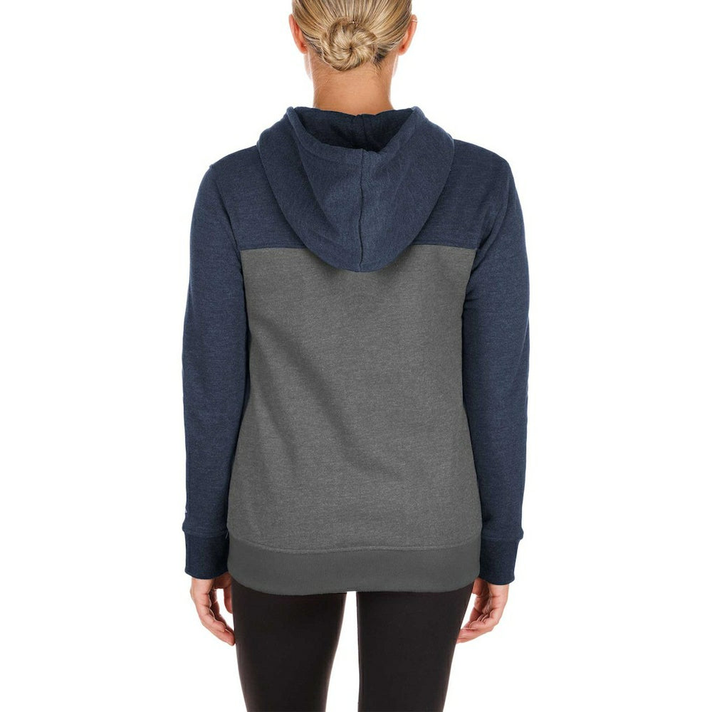 Dallas Cowboys New Era Women's Color-Block Full-Zip Hoodie Gray - NFL