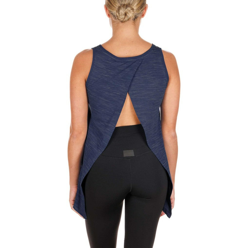 Dallas Cowboys New Era Women's Space-Dye Active Tank Top Navy - NFL