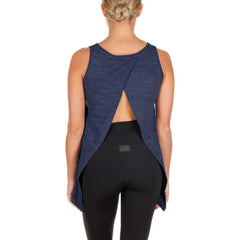 Dallas Cowboys New Era Women's Plus Size Space Dye Active Tank Top Navy - NFL