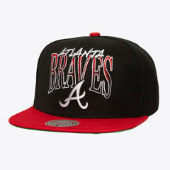 Atlanta Braves Mitchell & Ness Rise Up Snapback Hat Online
