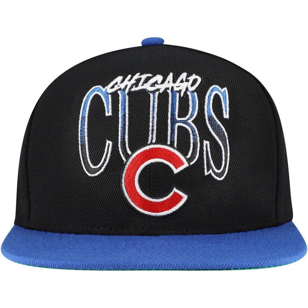 Chicago Cubs Mitchell & Ness Rise Up Snapback Hat for sale
