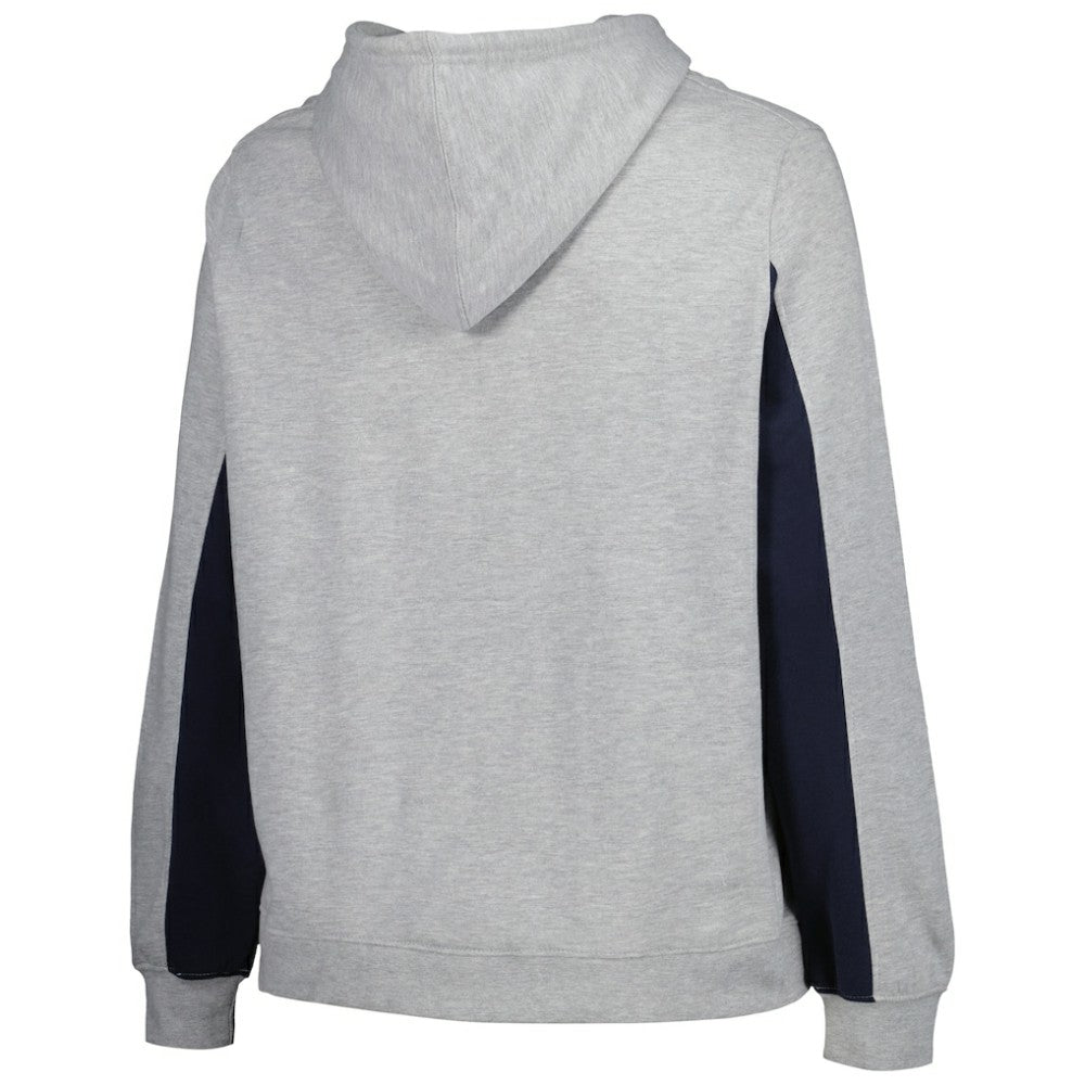 Boston Red Sox Profile Women's Plus Size Pullover Jersey Hoodie - Heather Gray | MLB Jerseys