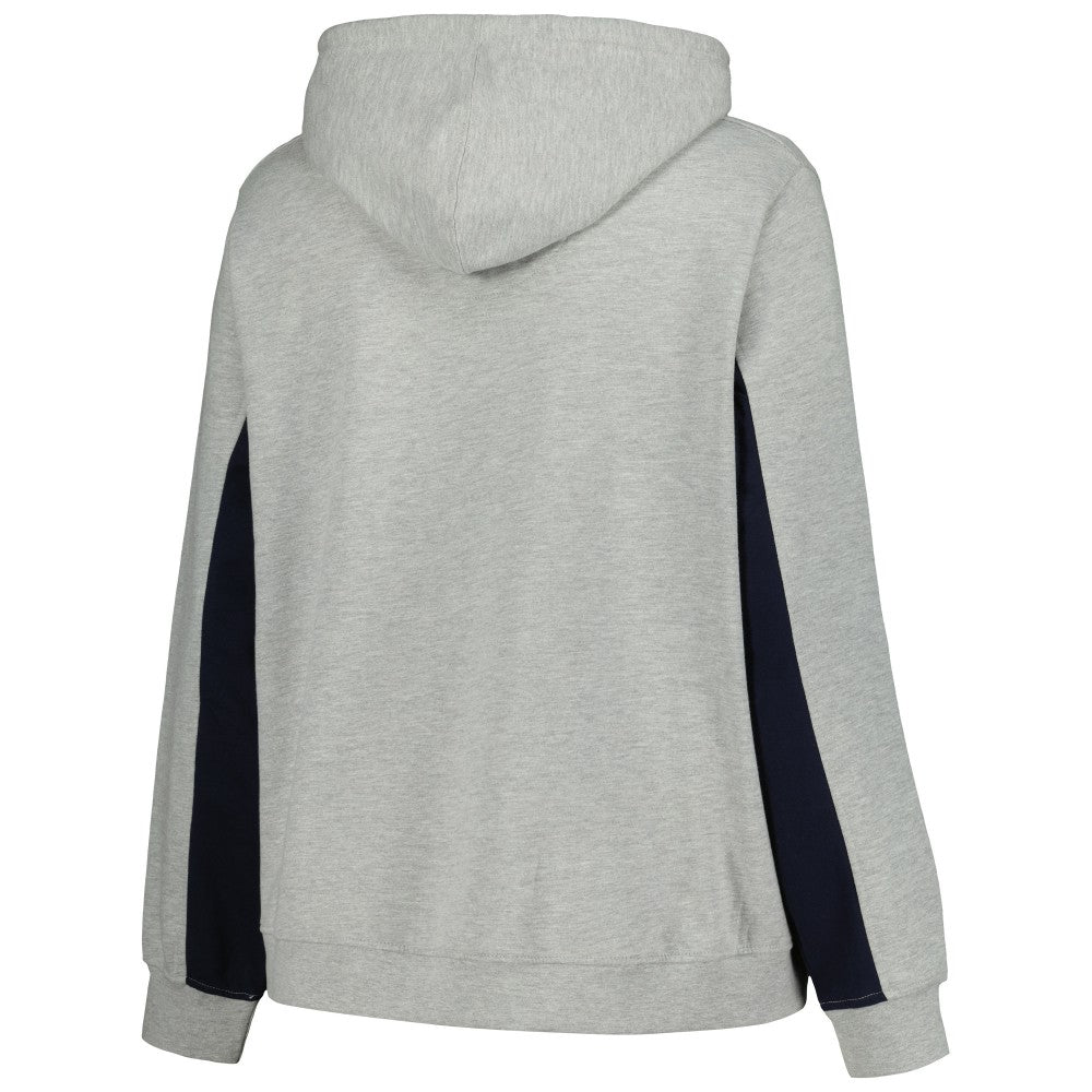 Milwaukee Brewers Profile Women's Plus Size Pullover Jersey Hoodie - Heather Gray | MLB Jerseys