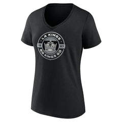 Los Angeles Kings - Women's Native V-Neck T-Shirt Black
