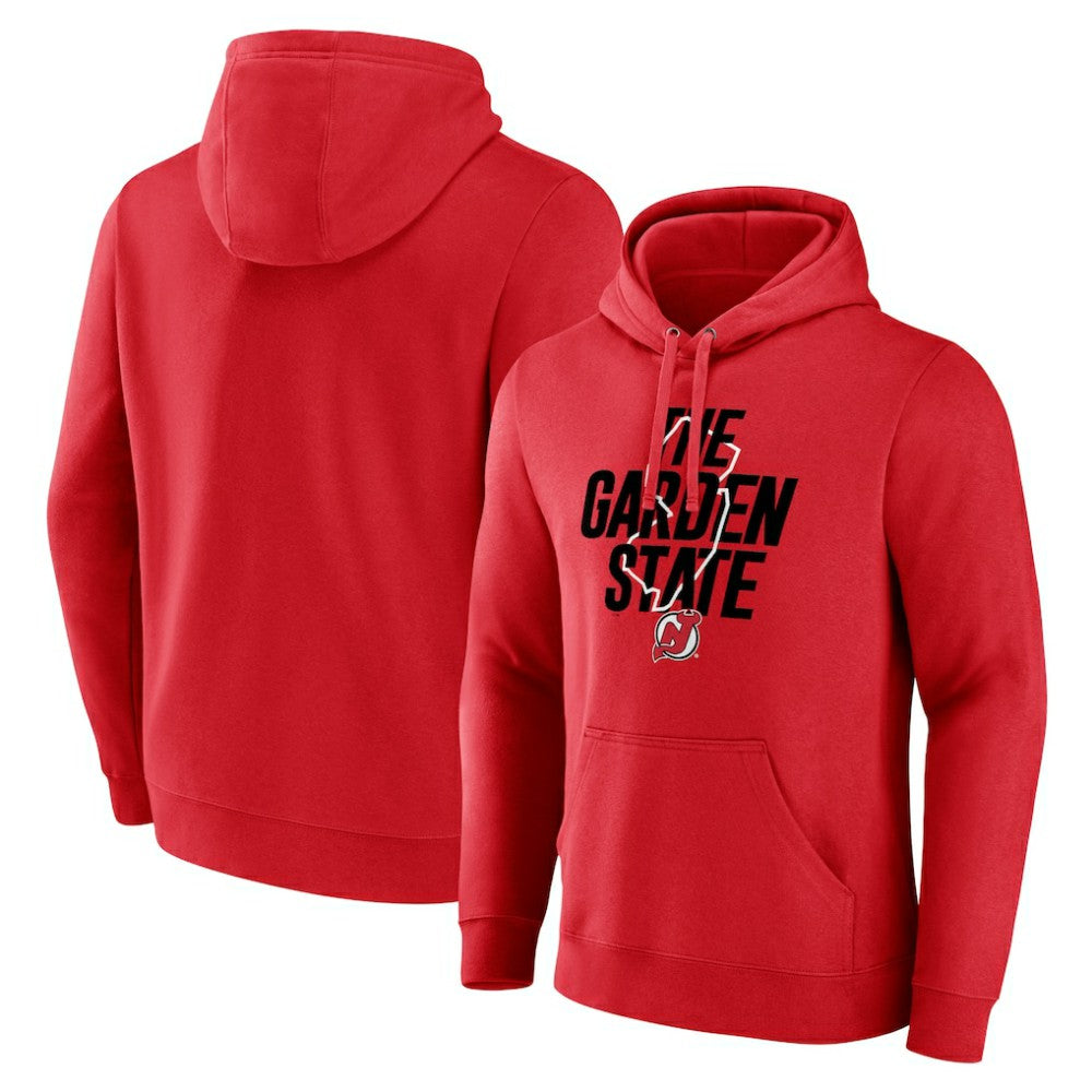 New Jersey Devils - Native Pullover Hoodie Red