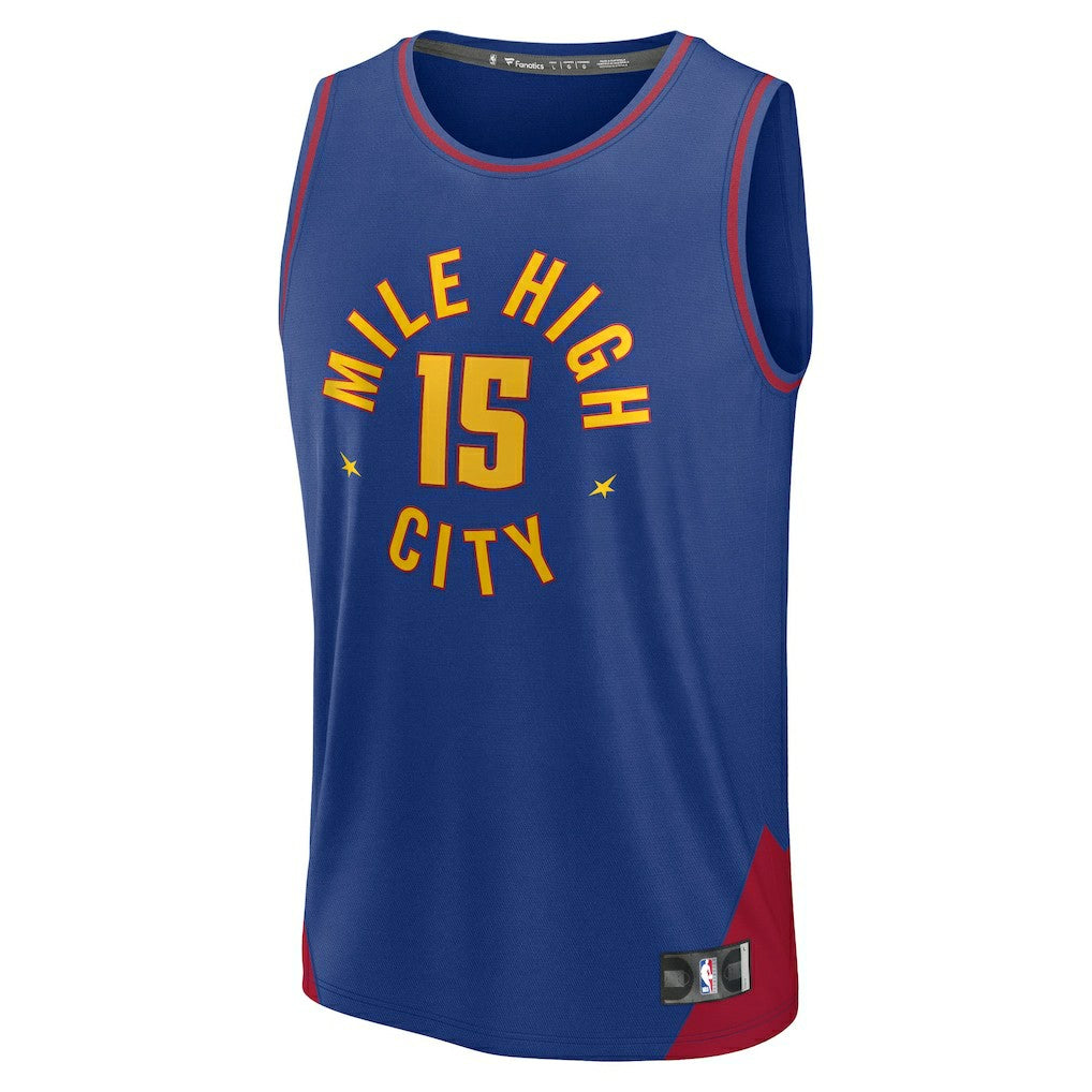 Fanatics - Nikola Jokic Denver Nuggets Fast Break Replica Player Jersey - Statement Editi- Blue