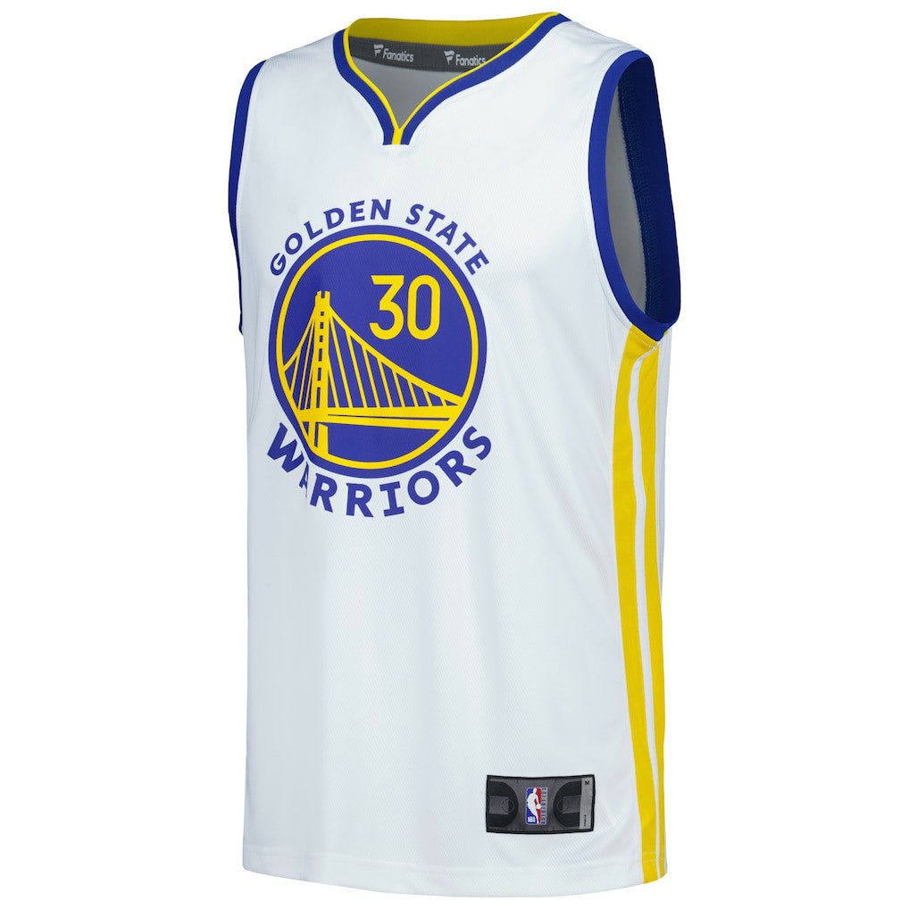 Fanatics - Stephen Curry Golden State Warriors Fast Break Replica Player Jersey - Association Editi- White