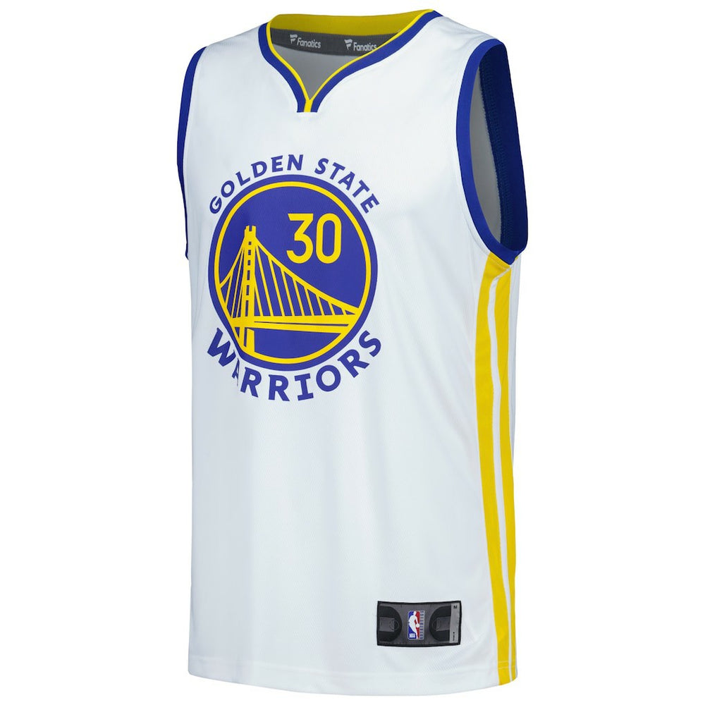 Fanatics - Stephen Curry Golden State Warriors Fast Break Replica Player Jersey - Association Editi- White