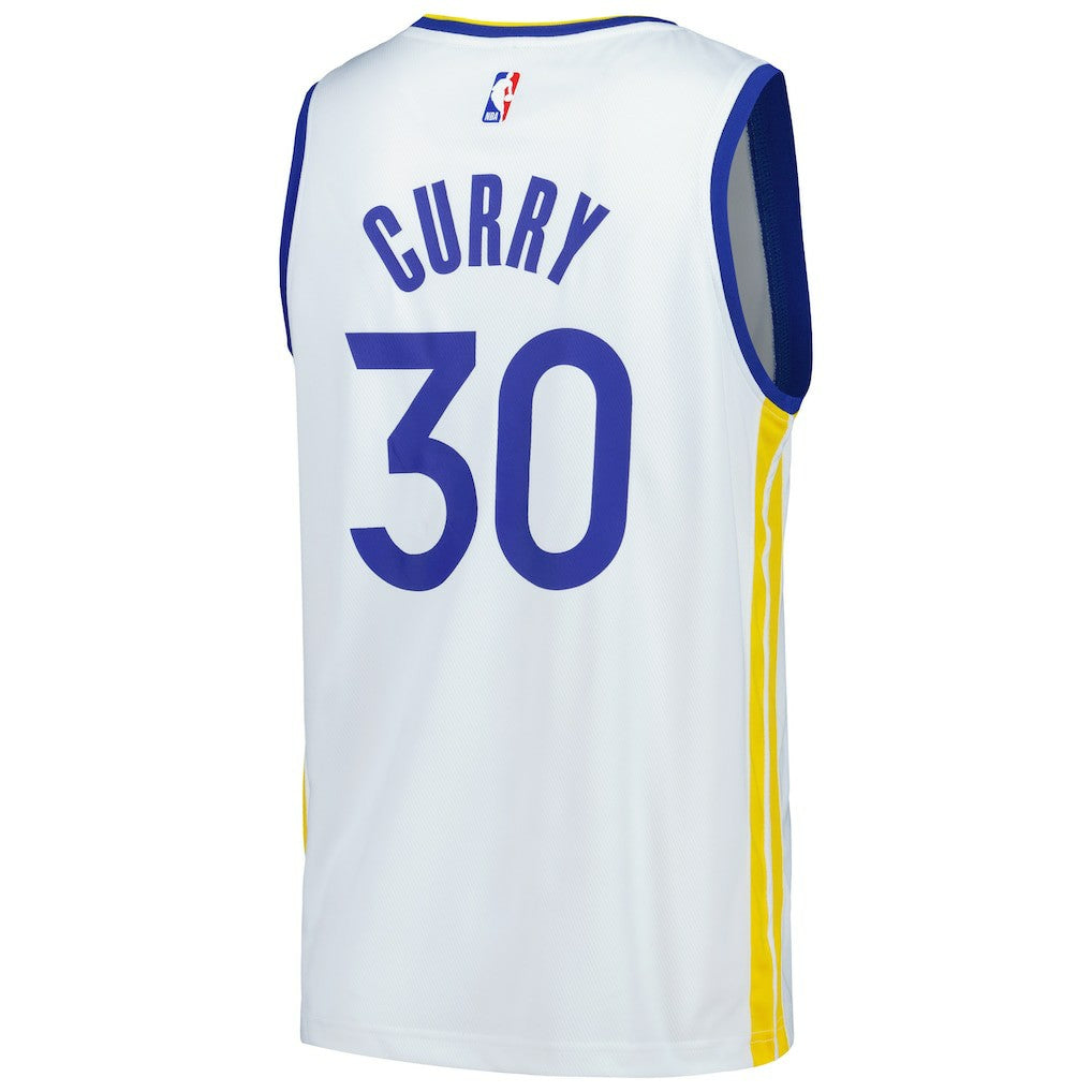 Fanatics - Stephen Curry Golden State Warriors Fast Break Replica Player Jersey - Association Editi- White