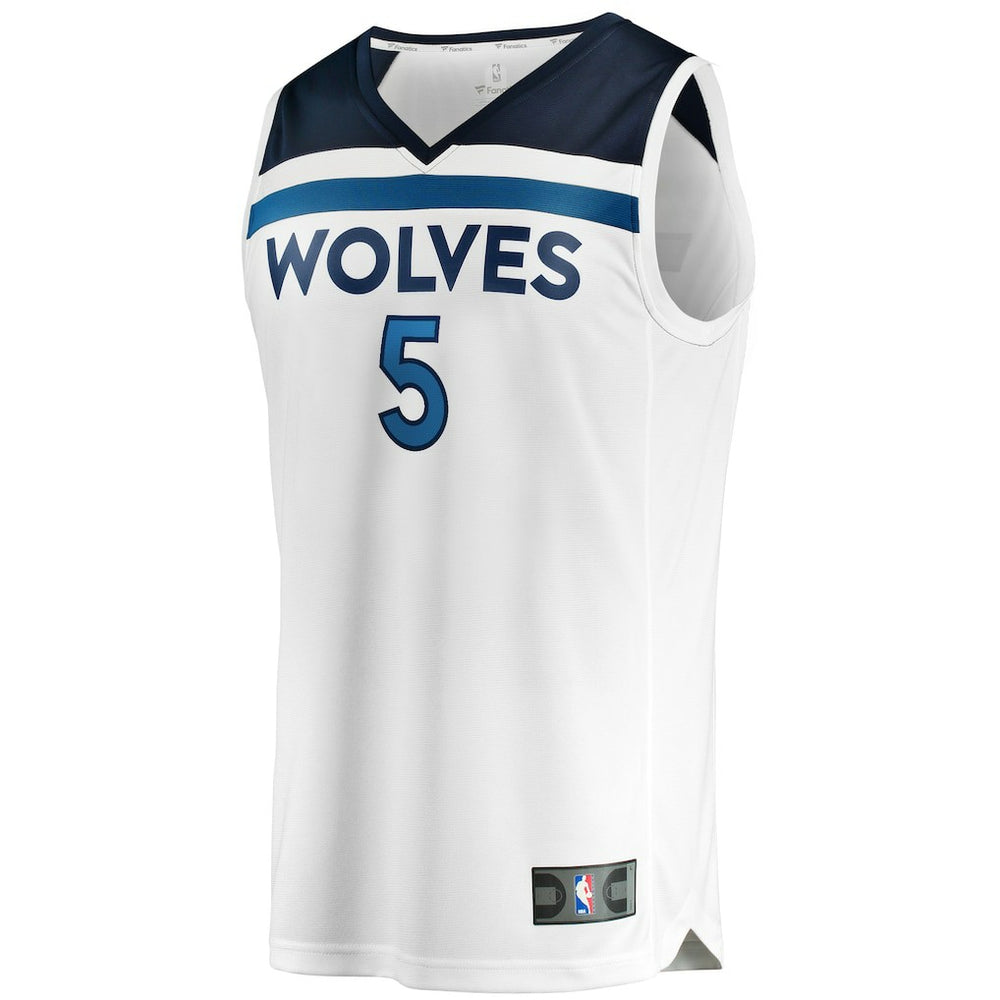 Fanatics - Anthony Edwards Minnesota Timberwolves Fast Break Replica Player Jersey - Association Edition - White