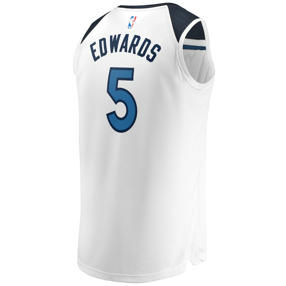 Fanatics - Anthony Edwards Minnesota Timberwolves Fast Break Replica Player Jersey - Association Edition - White