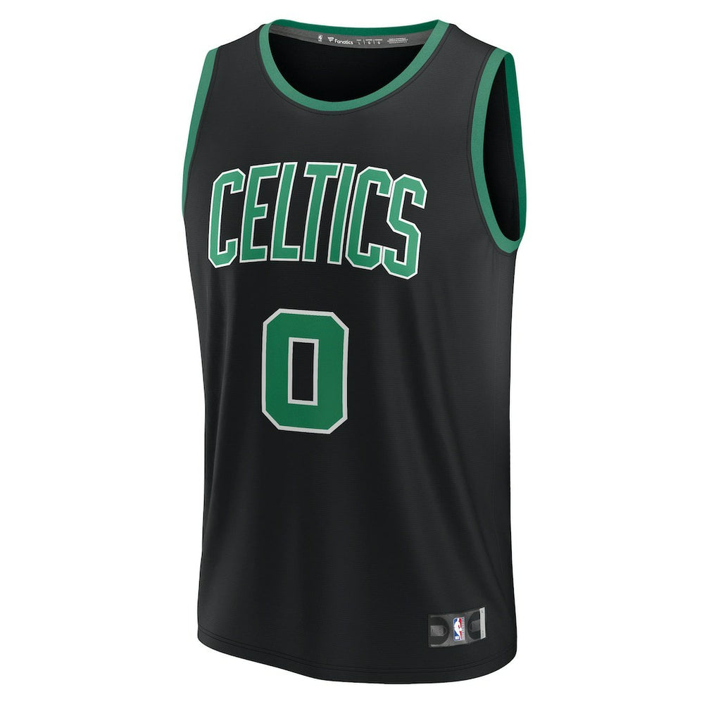 Fanatics - Jayson Tatum Boston Celtics Fast Break Replica Player Jersey - Statement Edition - Black