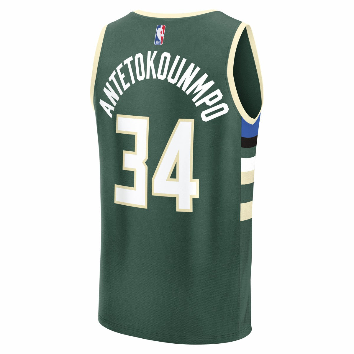 Fanatics - Giannis Antetokounmpo Milwaukee Bucks Youth Fast Break Replica Player Jersey - Icon Edition - Hunter Green