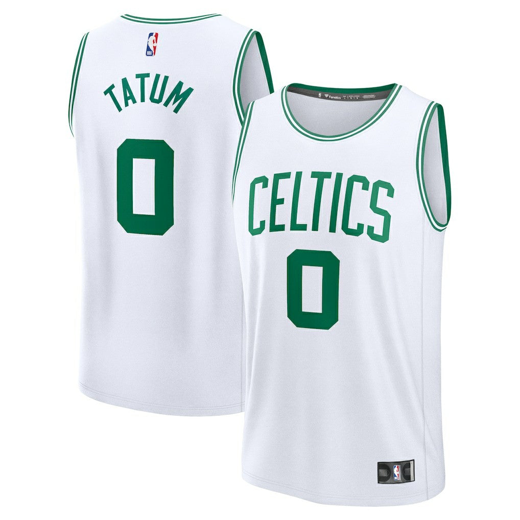 Fanatics - Jayson Tatum Boston Celtics Youth Fast Break Replica Player Jersey - Association Edition - White