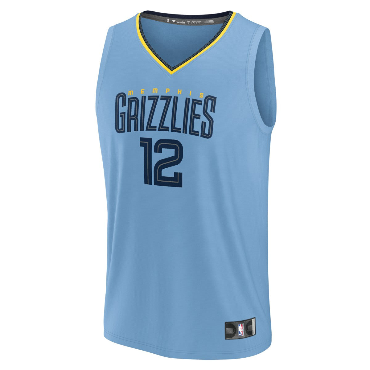Fanatics - Ja Morant Memphis Grizzlies Youth Fast Break Replica Player Jersey - Statement Edition - Light Blue