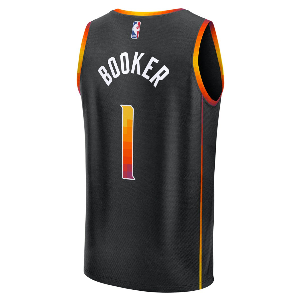 Fanatics - Devin Booker Phoenix Suns Youth Fast Break Replica Player Jersey - Statement Edition - Black