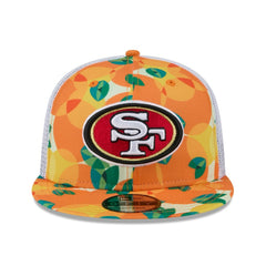 San Francisco 49ers New Era Citrus 9FIFTY Trucker Snapback Hat Orange - NFL
