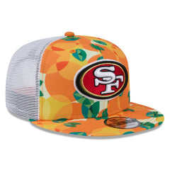 San Francisco 49ers New Era Citrus 9FIFTY Trucker Snapback Hat Orange - NFL