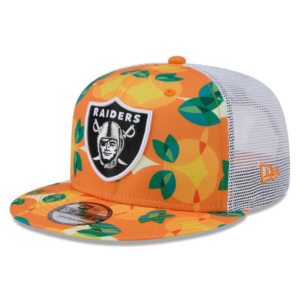 Las Vegas Raiders New Era Citrus 9FIFTY Trucker Snapback Hat Orange - NFL