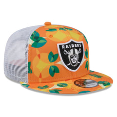 Las Vegas Raiders New Era Citrus 9FIFTY Trucker Snapback Hat Orange - NFL