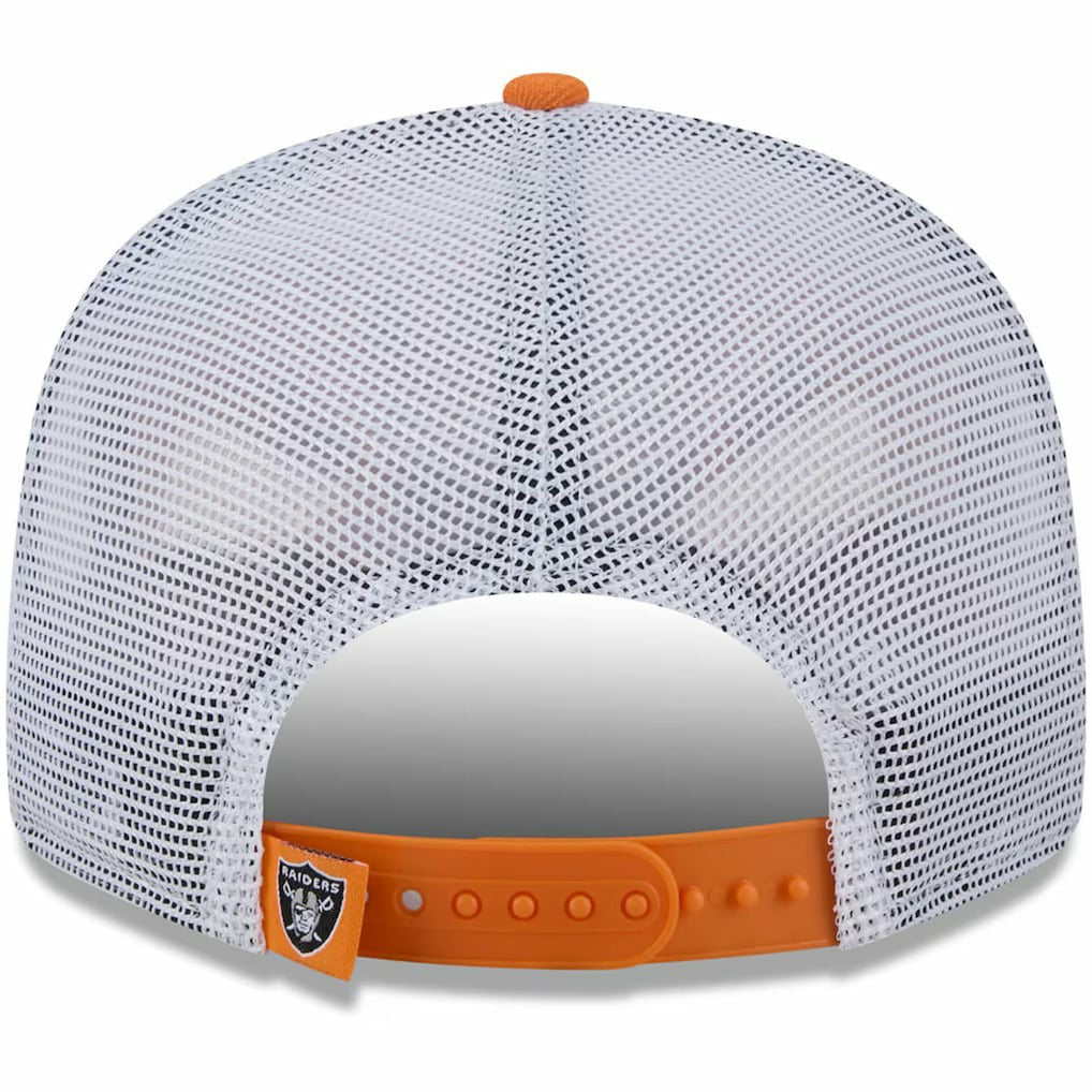 Las Vegas Raiders New Era Citrus 9FIFTY Trucker Snapback Hat Orange - NFL