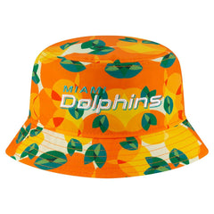 Miami Dolphins New Era Citrus Bucket Hat Orange - NFL