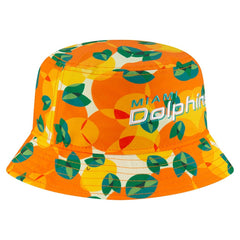 Miami Dolphins New Era Citrus Bucket Hat Orange - NFL