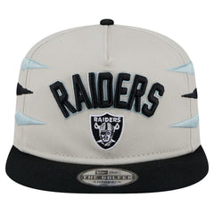 Las Vegas Raiders New Era Athletic Golfer Snapback Hat Stone/Black - NFL
