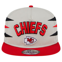 Kansas City Chiefs New Era Athletic Golfer Snapback Hat Stone/Red - NFL