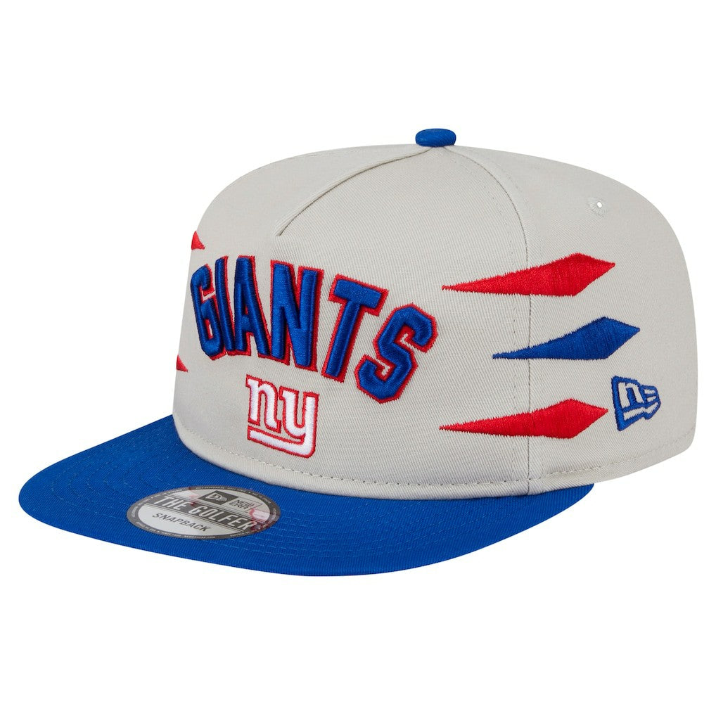 New York Giants New Era Athletic Golfer Snapback Hat Stone/Royal - NFL