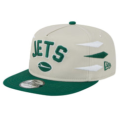 New York Jets New Era Athletic Golfer Snapback Hat Stone/Green - NFL