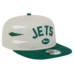 New York Jets New Era Athletic Golfer Snapback Hat Stone/Green - NFL