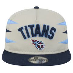 Tennessee Titans New Era Athletic Golfer Snapback Hat Stone/Navy - NFL