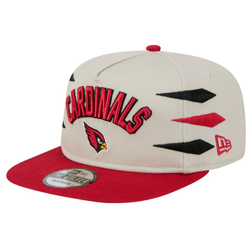 Arizona Cardinals New Era Athletic Golfer Snapback Hat Stone/Cardinal - NFL