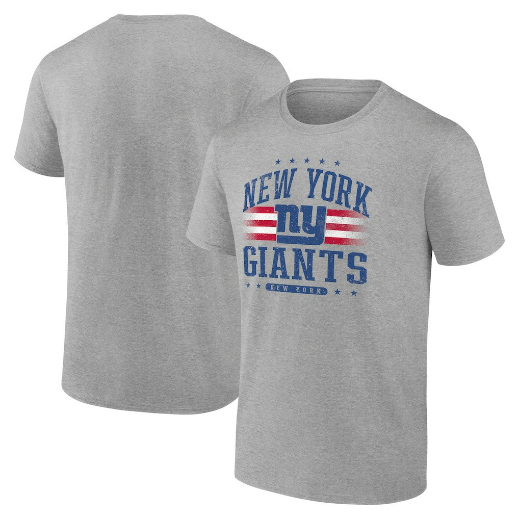 New York Giants Americana Team T-Shirt Heather Gray - NFL
