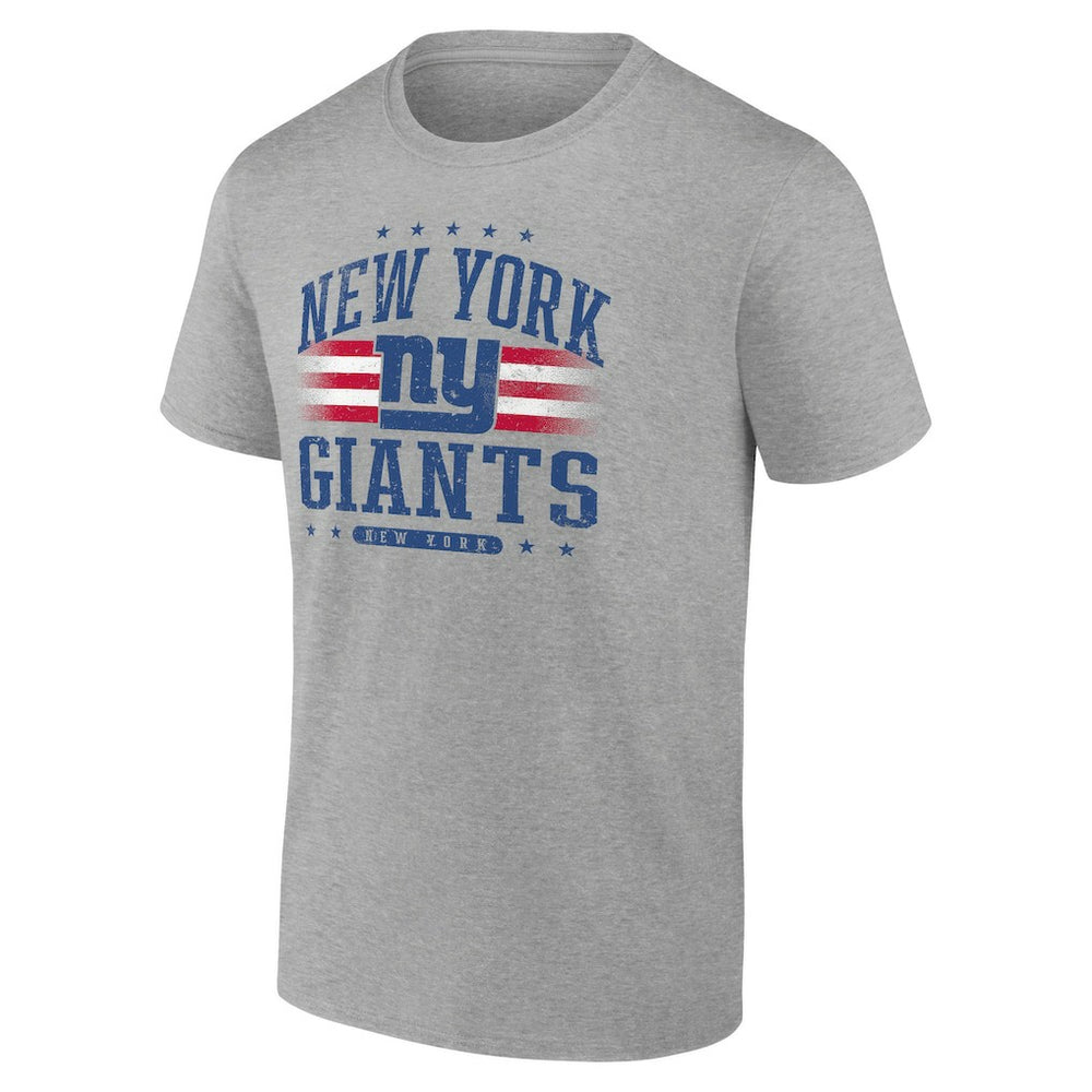 New York Giants Americana Team T-Shirt Heather Gray - NFL