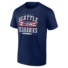 Seattle Seahawks Americana Team T-Shirt College Navy - NFL