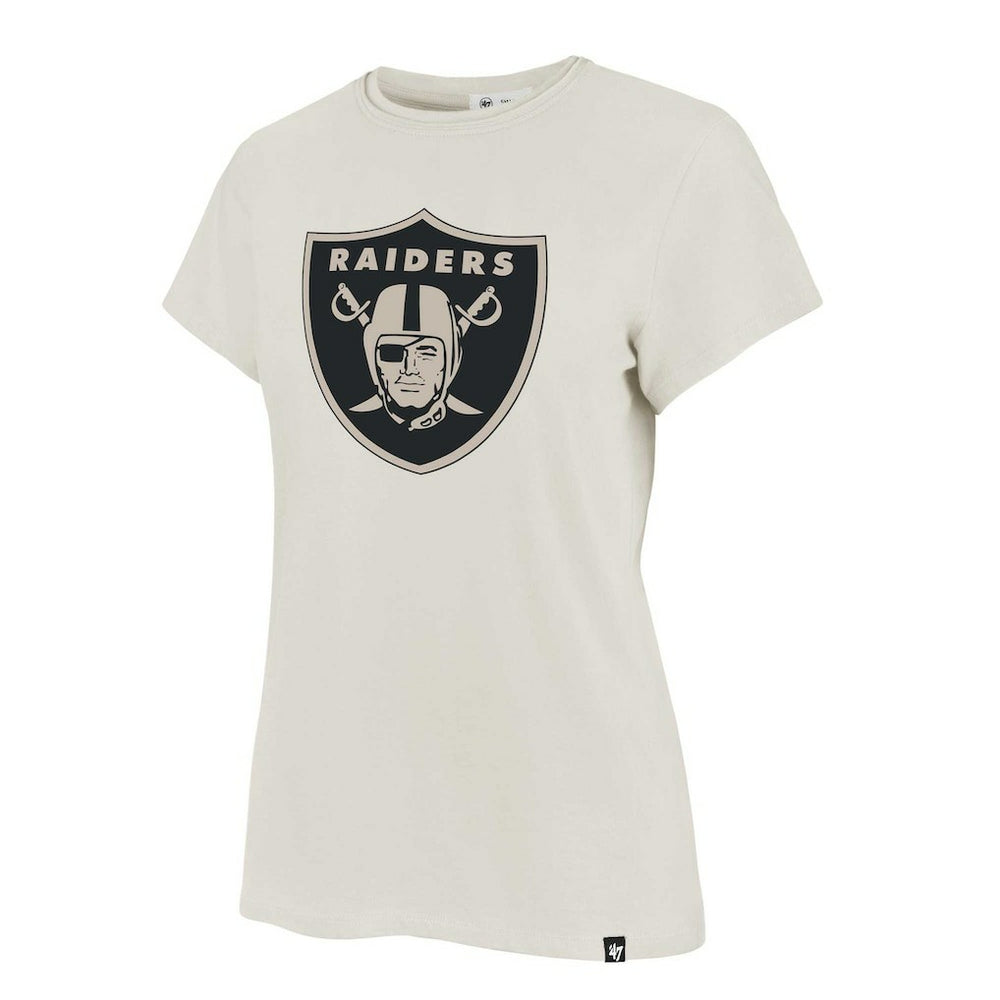 Las Vegas Raiders '47 Women's Panthera Frankie T-Shirt Cream - 47 brand