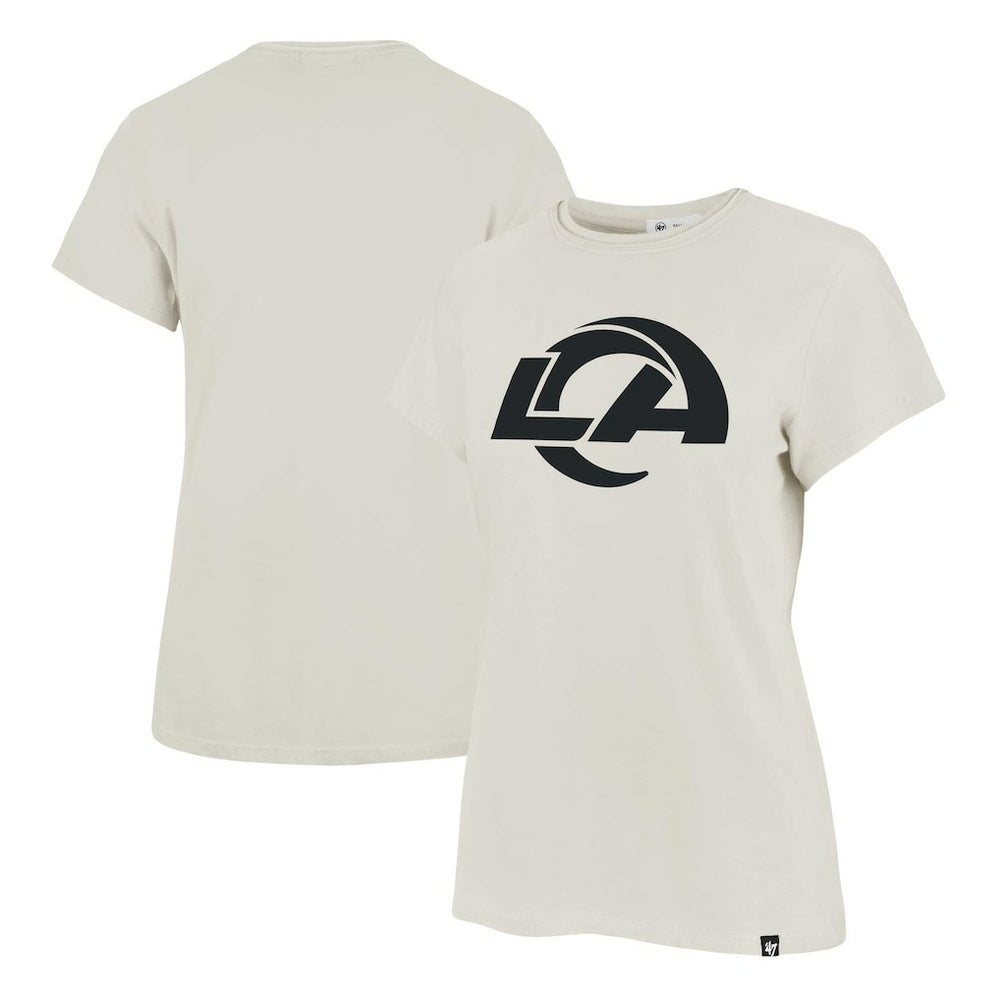Los Angeles Rams '47 Women's Panthera Frankie T-Shirt Cream - 47 brand