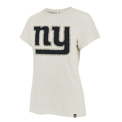 New York Giants '47 Women's Panthera Frankie T-Shirt Cream - NFL